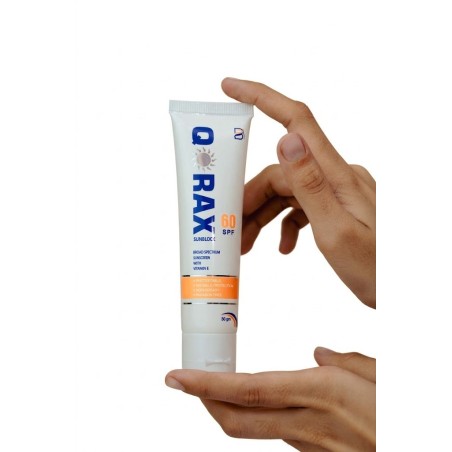 Qorax SPF 60 Sunblock | Broad Spectrum Sunscreen with Vitamin E